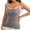 #166-Gray, variant on Roncen Shapewear Camisole With Built In Bra Tummy Control Push Up Tank Top Padded Spaghetti Strap Sports Body Bodysuit
