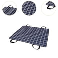 thumbnail image 6 of TOOYFUL Positioning Bed Pads for Elderly Mattress Protection for Slide Pull Transfer Blue plaid, 6 of 9