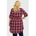 thumbnail image 4 of Avenue Women's Plus Size Pleasant Notched Neck Button Shirt, 4 of 6