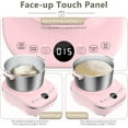 thumbnail image 2 of AIZIYO Stand Mixer with Fermentation - 5.2QT Electric Dough Kneader Maker for Bread & Pizza, Pink, 2 of 5