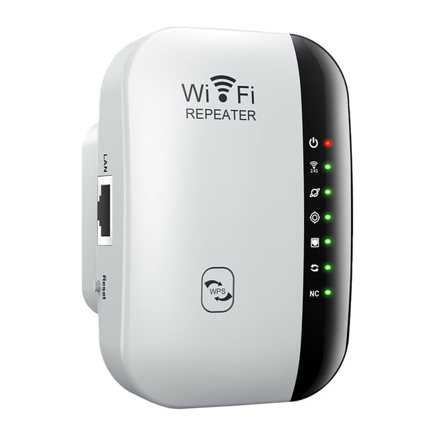 EeaseMX Repetidor extensor de rango WiFi de 300 Mbps, amplificador de señal inalámbrica, enchufe de la UE