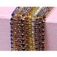 thumbnail image 3 of MasteelfCA 10m Crystal Rhinestone Close Chain Trim Sewing for Jewelry Crafts DIY 2mm (Rosy), 3 of 3
