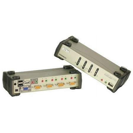 UPC: 0672792112256 | ATEN CS1734B 4-Port USB KVMP Switch with Audio Support