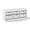 White, variant on Your Zone Kids Sliding Bin Organizer with 4 Storage Bins, White