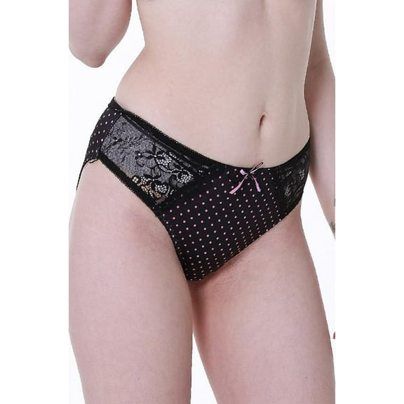 WCJM Women's Panties Women's Cotton Underwear High Waisted Full Coverage Ladies Panties (Regular & Plus Size) Ladies Fashion Sexy Lace Trim Briefs Waist Breathable Lightweight Plus Size