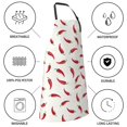 thumbnail image 5 of Kdxio Chili Apron with Pockets Adjustable Kitchen Aprons for Men Women Waterproof Aprons for Cooking,Drawing,Crafting, Baking Household Cleaning, 5 of 8
