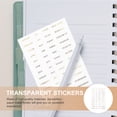 thumbnail image 4 of unbranded Pegatinas Transparentes Doradas En PVC Con Elegantes Para Álbumes Y Tarjetas, 4 of 6