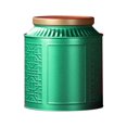 thumbnail image 1 of ¡Liquidación! Estante para almacenar latas de té, latas redondas, latas individuales grandes, latas de medio kilogramo, latas selladas, cajas vacías, 1 tarro verde para almacenar té., 1 of 4