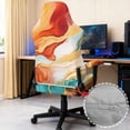 thumbnail image 3 of TSOVTHRID Marble Texture Print 4 Pcs Gaming Chair Covers Slipcovers with Armrest Covers Breathable Computer Chair Cover Stretchy Gamer Chair Cover Cat Scratch Proof, 3 of 7