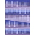 thumbnail image 1 of Ahgly Company Machine Washable Indoor Rectangle Transitional Slate Blue Area Rugs, 7' x 10', 1 of 7