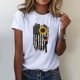 thumbnail image 1 of Fiudx Ofertas y Liquidaciones Mujer Casual Verano Impresión Manga Corta Cuello Redondo Suelta Camiseta Blusa Tops, 1 of 4