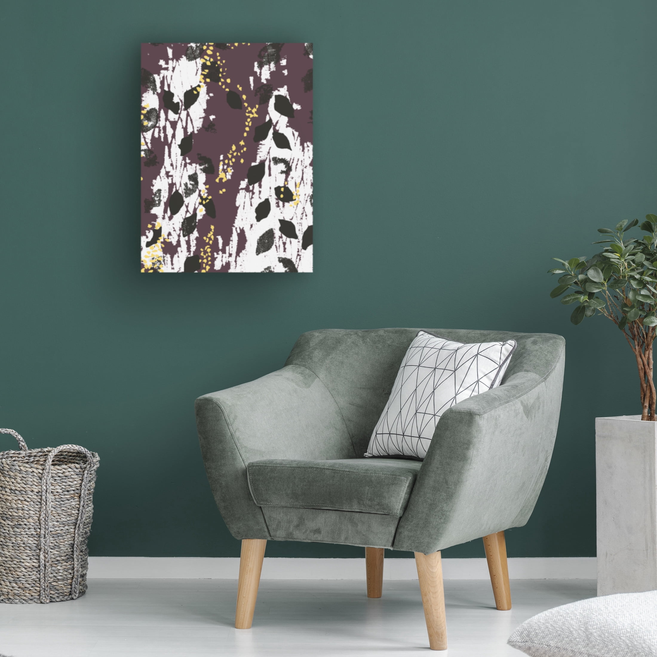 Canvas Wall Art - Maliq 'Gone With The Wind' Wall Art for Living Room, Bedroom, or Office Décor by Trademark Fine Art - 14 x 19 Inches