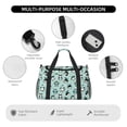 thumbnail image 4 of Xecao Winter Skiing Penguin Pattern ​Lightweight Crossbody Weekender Bag Mesh Side Pockets Padded Handles Sports Outdoor Gear Organizer, 4 of 7