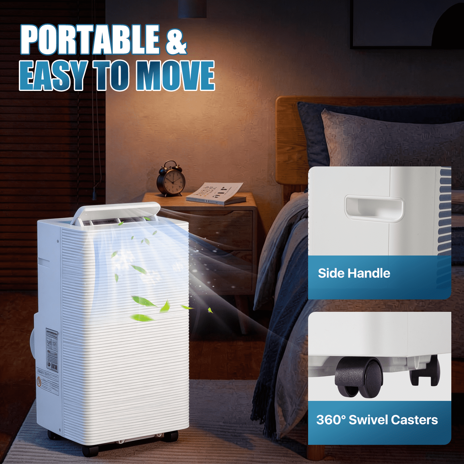 Aoxun 8000BTU Portable 3-in-1 Apartment Cooling Unit w