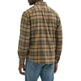 thumbnail image 2 of Wrangler Men's Long Sleeve Regular Fit Flannel Plaid Shirt, S-2XL, 2 of 4