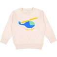 thumbnail image 2 of Inktastic Blue Helicopter Toddler Sweatshirt, 2 of 4