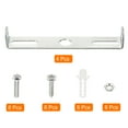 thumbnail image 3 of Uxcell Lighting Fixture Mounting Bracket Ceiling Light Plate 115x18x17mm 4 Set, 3 of 6