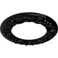 thumbnail image 3 of Ekena Millwork 12 1/4"OD x 7 1/2"ID x 7/8"P Ribbon with Bow Ceiling Medallion (Fits Canopies up to 7 1/2"), Hand-Painted Black Pearl, 3 of 6