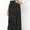 Black, variant on Womens High Waist Polka Dot Pleated Skirt Midi Swing Skirt with Pockets Red L