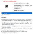 thumbnail image 2 of Rear Forward Control Arm Bushing - Compatible with 1992 - 1995 BMW 325is 1993 1994, 2 of 2
