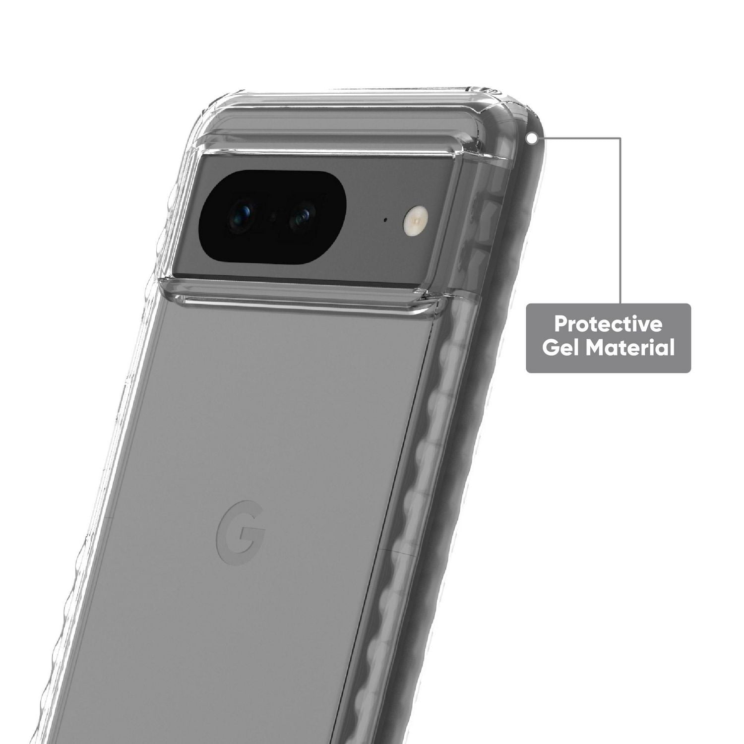 onn. Google Pixel 8 Protective Gel Phone Case