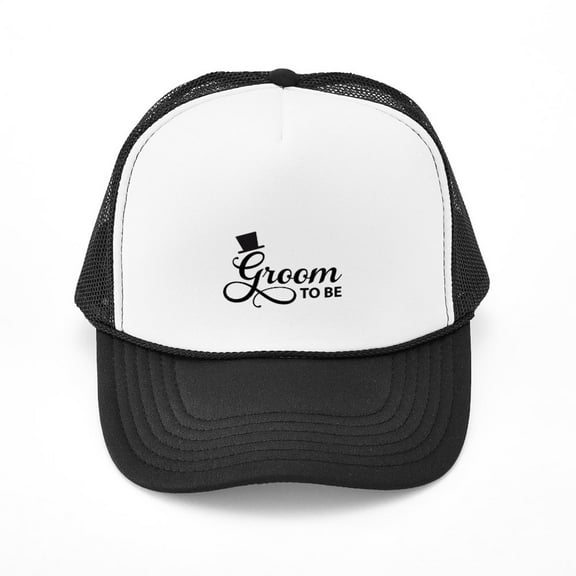 CafePress - Groom To Be - Adjustable Unisex Printed Trucker Hat with Mesh Back