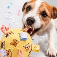 thumbnail image 7 of AuroraX Dog Toys for Small Dogs Balls Soft Dog Toy for Fetch Squeaky Interactive Colorful Durable Dog Toys for Outdoor Play Yellow National Dog Day International Cat Day, 7 of 7