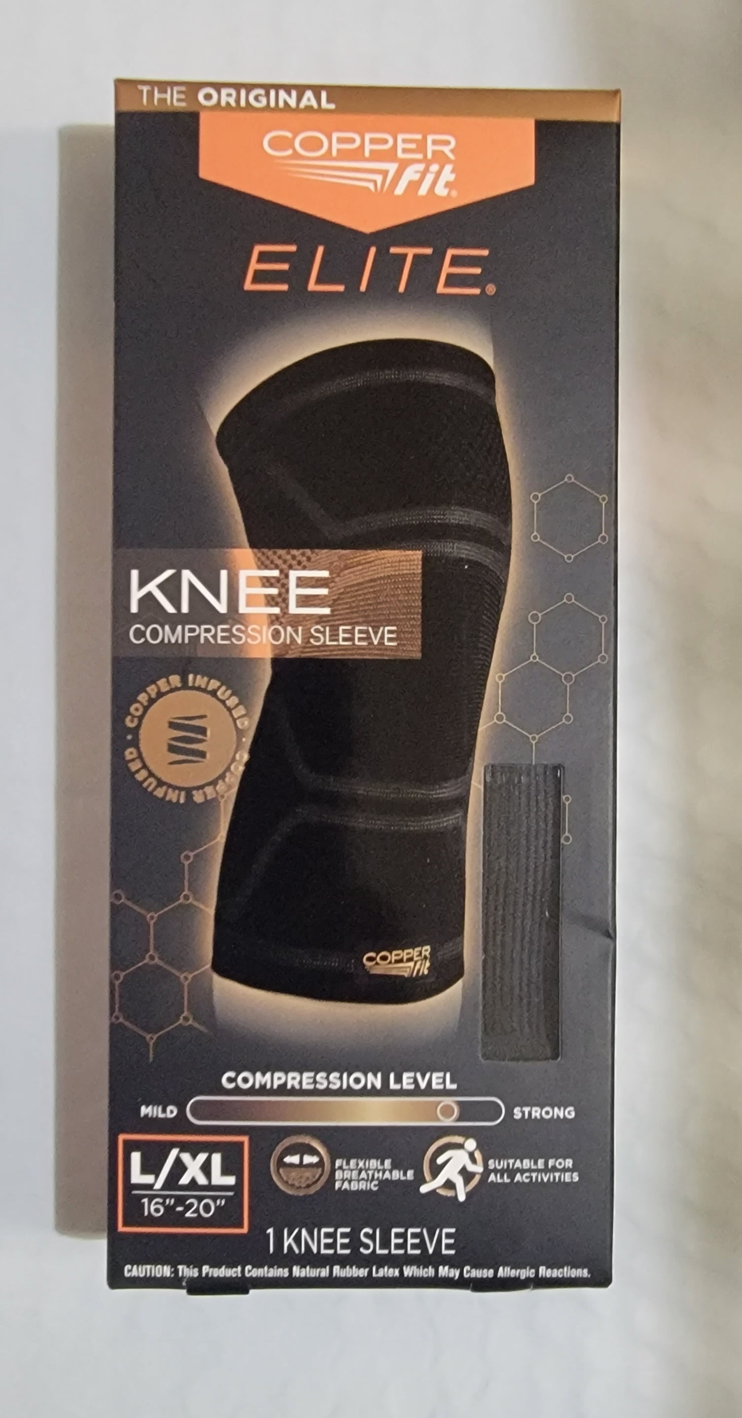 Copper Fit Elite Knee Sleeve L/XL (16"20")