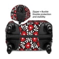 thumbnail image 4 of Bixox Washable Red Floral Printed Luggage Cover, Fashion Suitcase Protector Fits for Small luggage, 4 of 8