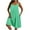 Green, variant on Feancey Womens Plus Size Midi Dresses Pleated Front Casual A-Line Dress Sleeveless V Neck Beach Vacation Dresses Adjustable Spaghetti Strap Cami Dress with Pockets Black XXL