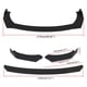 thumbnail image 5 of 4 Pieces Car FrontFront Bumper Lip Body Kit ABS Bumper Lip Chin Spoiler Splitter Universal, 5 of 5
