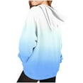 thumbnail image 5 of ATOGUTA Girls School Uniform Hoodie Size 5T-15 Thick Graphic Sweatshirt with Pocket Cute Pullovers Tops Sky Blue, 5 of 5