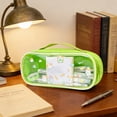 thumbnail image 2 of XGFHYJEH Pencil Case Pouch - Water Resistant Pencil Pouch Portable Pencil Bag Simple Office Stationery Pouch with Handle, 2 of 5