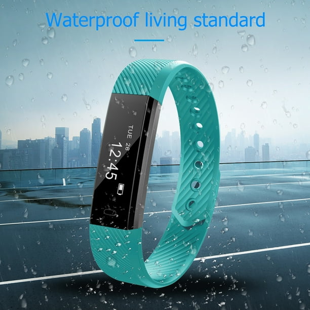 Peggybuy ID115HR Smart Heart Rate Monitor Wristband Fitness Bracelet Watch Green 130431.03