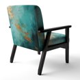 thumbnail image 5 of Designart "Turquoise Tranquility VI" Upholstered Abstract Landscape Accent Chair and Modern & Contemporary Arm Chair - Multiple Color & Pattern, 5 of 7