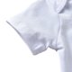 thumbnail image 5 of Conjunto de tres piezas para recién nacido: mono de manga corta con estampado de letras, pantalón con cordón y gorro anudado., 5 of 8