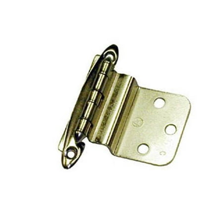 Inset Cabinet Doors - A03417 3 Amerock Decorative 0.38 in. Inset Free Swinging Cabinet Door Hinge, Polished Brass
