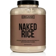Naked Rice - Organic Brown Rice Protein Powder - Vegan Protein Powder - 5Lb Bulk, GMO Free, Gluten Free & Soy Free. Plant-Based Protein, No Artificial Ingredients - 76 Servings