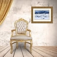 thumbnail image 3 of Goff, Ellen 14x11 Gold Ornate Wood Framed with Double Matting Museum Art Print Titled - Japan-Hokkaido A group of whooper swans stand on the ice, 3 of 4