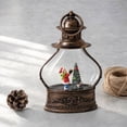 thumbnail image 4 of Christmas Decorations Indoor Outdoor Under 10$ Clearance! Christmas LED Lantern, Vintage Hanging Lamp with Santa Snowman Reindeer, Warm Light Tabletop Decor for Home Party, 4 of 8