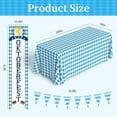 thumbnail image 2 of Oktoberfest Decorations Kit - White and Blue Oktoberfest Tablecloth, Oktoberfests Door Banner, Pennant String Flag Suitable for German Beer Festival Party, 2 of 8