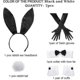 thumbnail image 2 of KAIYANG Accesorios de conejo interpretados por largos guantes negros y personajes de Pascua., 2 of 5