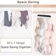 thumbnail image 5 of Pack de 2 Perchas de Madera Plegables con 40 Ganchos para Sujetadores y Tops Ahorradoras de Espacio, 5 of 5