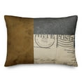 thumbnail image 2 of Creative Products Masculine Fiber Pattern 14x20 Spun Poly Pillow, 2 of 3
