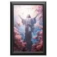 thumbnail image 1 of Cuadro Papel Metálico Textura Brillante Diseño Jesús 59x89 Cm, 1 of 6