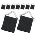 thumbnail image 1 of SHISUYAN 10 Sets of Triangle Ring Buckles Portable Trampoline Rings Replaceable Triangle Buckles with Webbing, 1 of 8