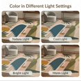 thumbnail image 7 of ODIKA 5'x7' Washable Area Rug Non-Slip, Chair-Friendly Earthy Tones Geometric Landscape Abstract Modern Scene with Bold Shapes for Dining Room, Under Table, Home Office, 7 of 7