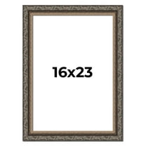16x23 Frame Black Real Wood Picture Frame Width 2 inches | Interior Frame Depth 0.5 inches | Fitz