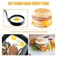 thumbnail image 5 of 4 Pieces Fried Egg Molds, Pancake Mold Stainless Steel Non-stick, 5 of 5