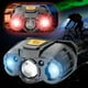 thumbnail image 3 of Linterna frontal LED multifuncional | Recargable por USB y con sensor de movimiento | LED brillante para correr, hacer senderismo, acampar y patrullar de noche | Luz manos libres para actividades al, 3 of 9